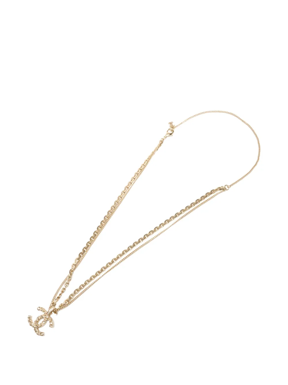CHANEL Pre-Owned 2021 CC chain necklace - Oro