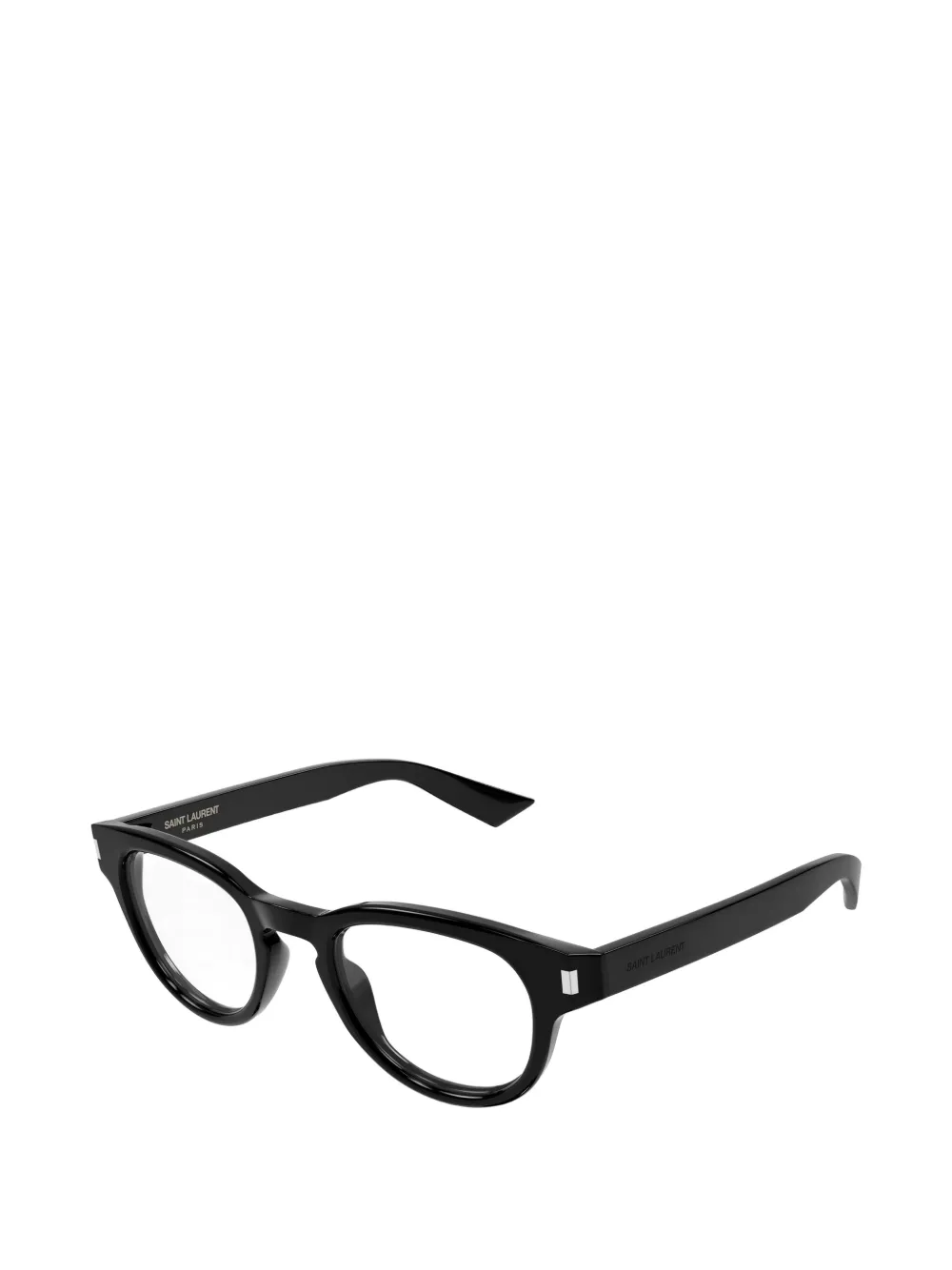 Saint Laurent Eyewear Bril met rond montuur Zwart