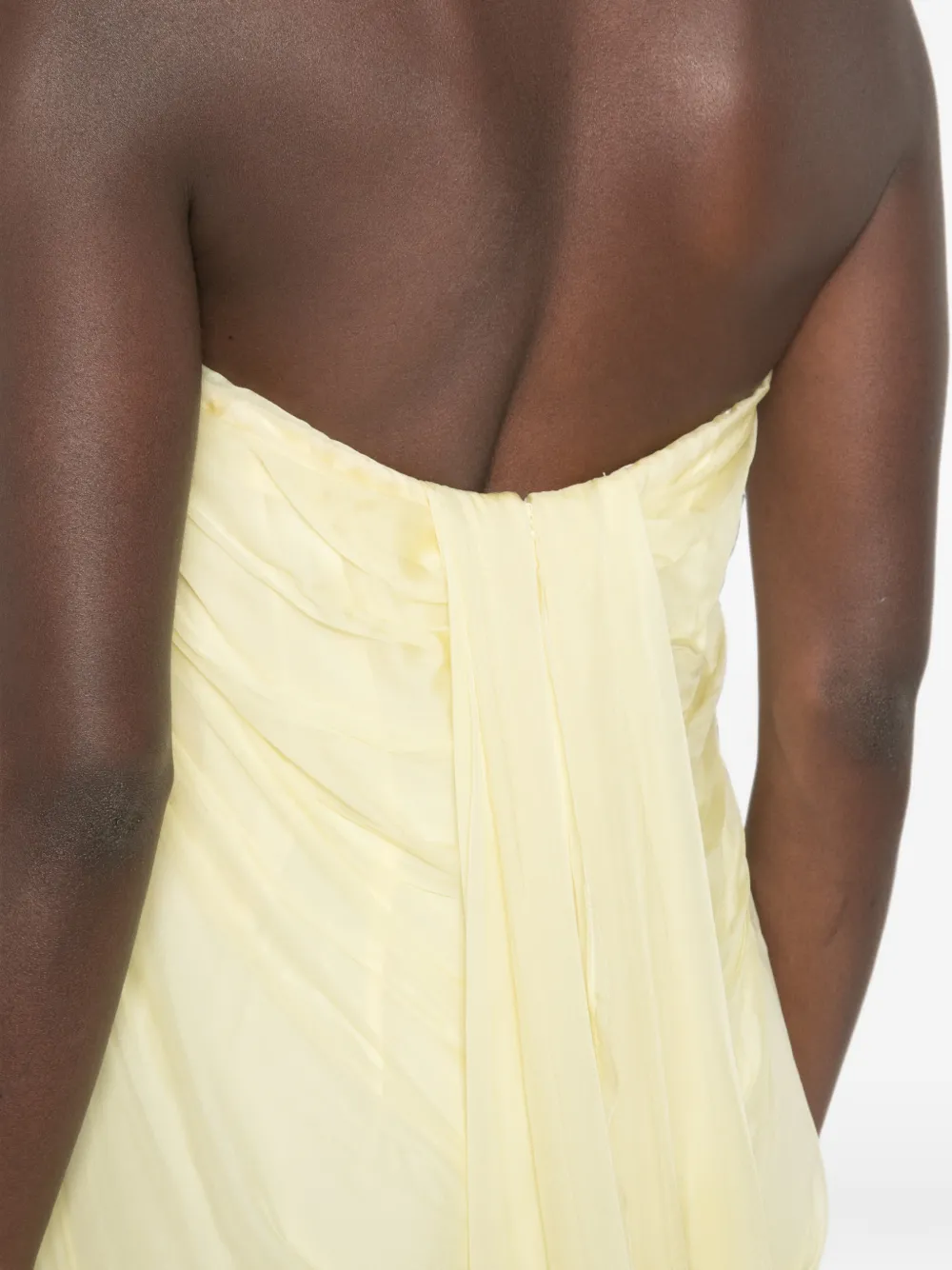 Alexander McQueen Maxi-jurk Geel