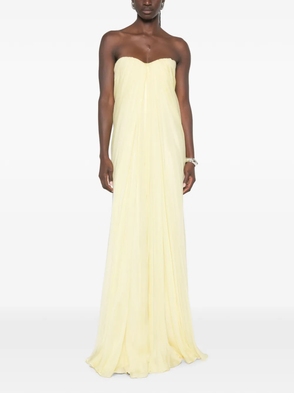 Alexander McQueen Maxi-jurk Geel