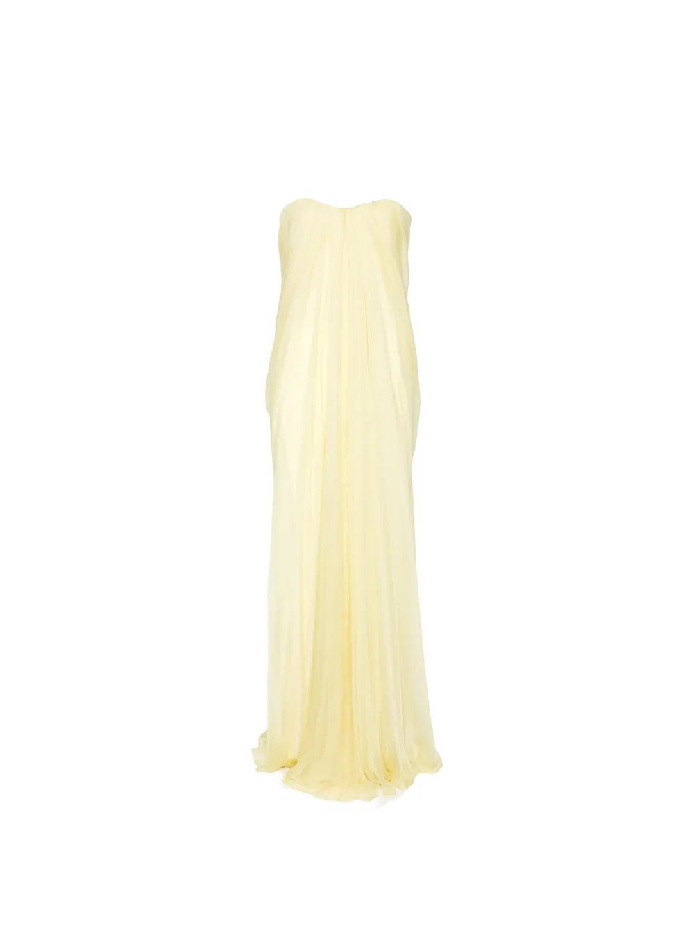 Alexander McQueen yellow maxi dress - Giallo