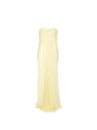 evening dresses alexander mcqueen Bustier Dress In Yellow | Yellow Kid Size:150 (9-10 Years) designer-vintage House of cb Toira Wedding dress