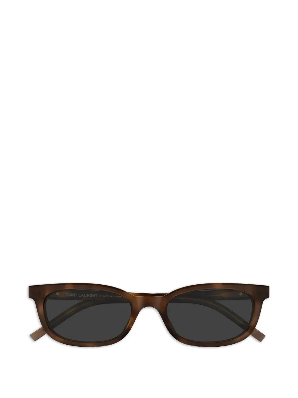Saint Laurent Eyewear Sonnenbrille mit eckigem Gestell - Braun
