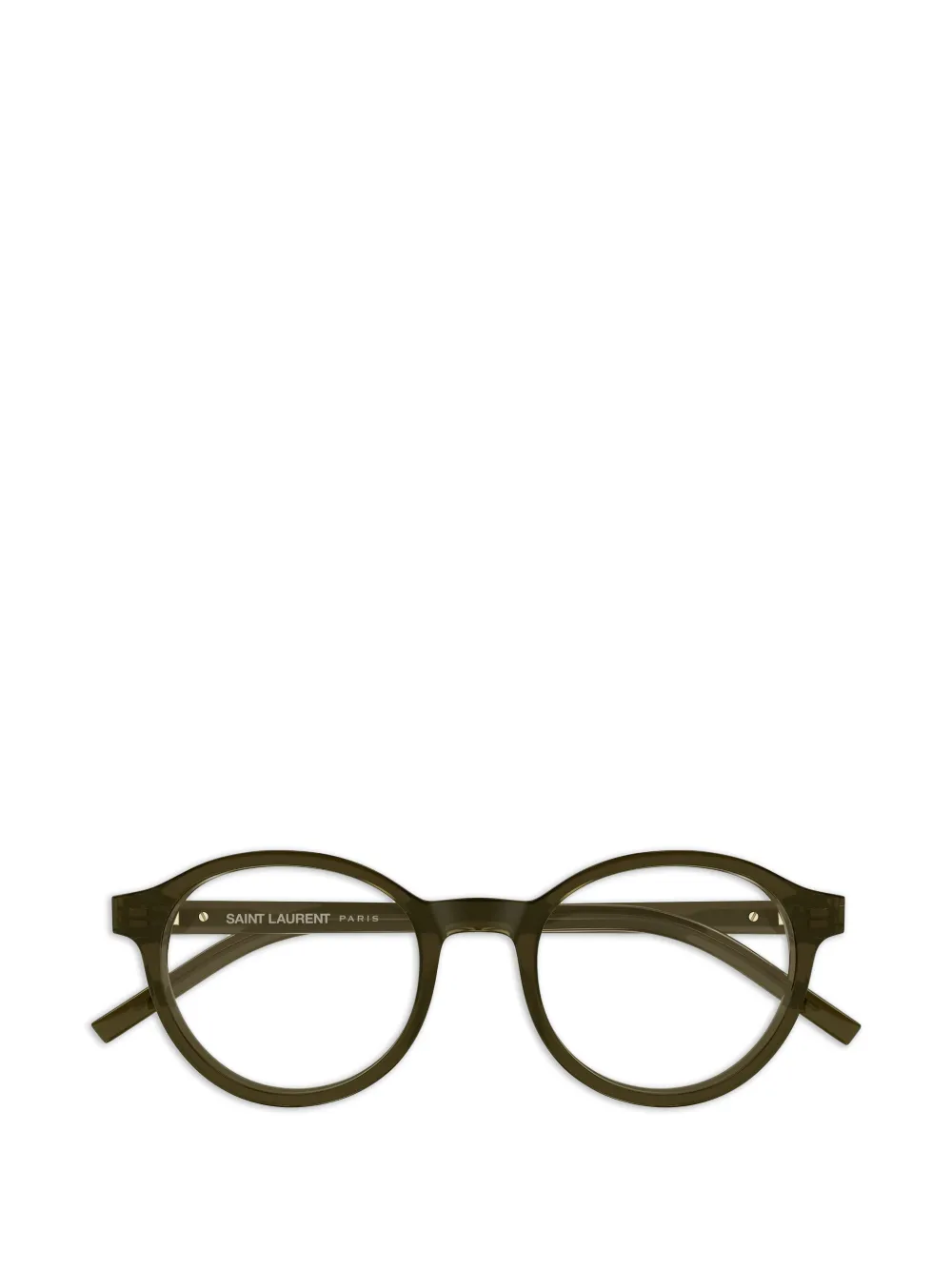 Saint Laurent Eyewear Occhiali tondi - Marrone