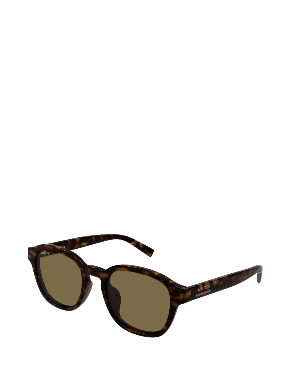 Gucci Eyewear Zonnebril met rond montuur Bruin