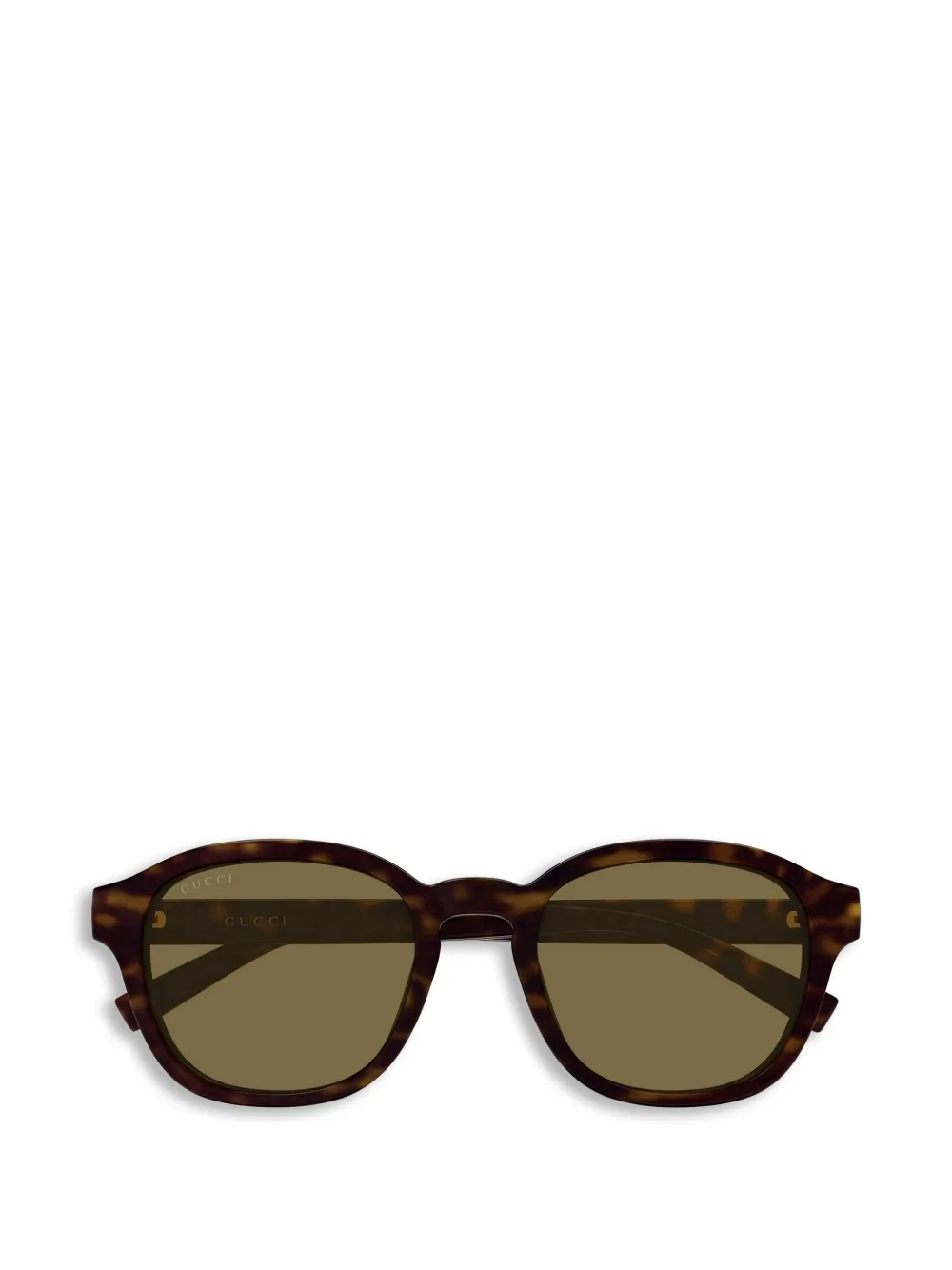 Gucci Eyewear Occhiali da sole tondi - Marrone