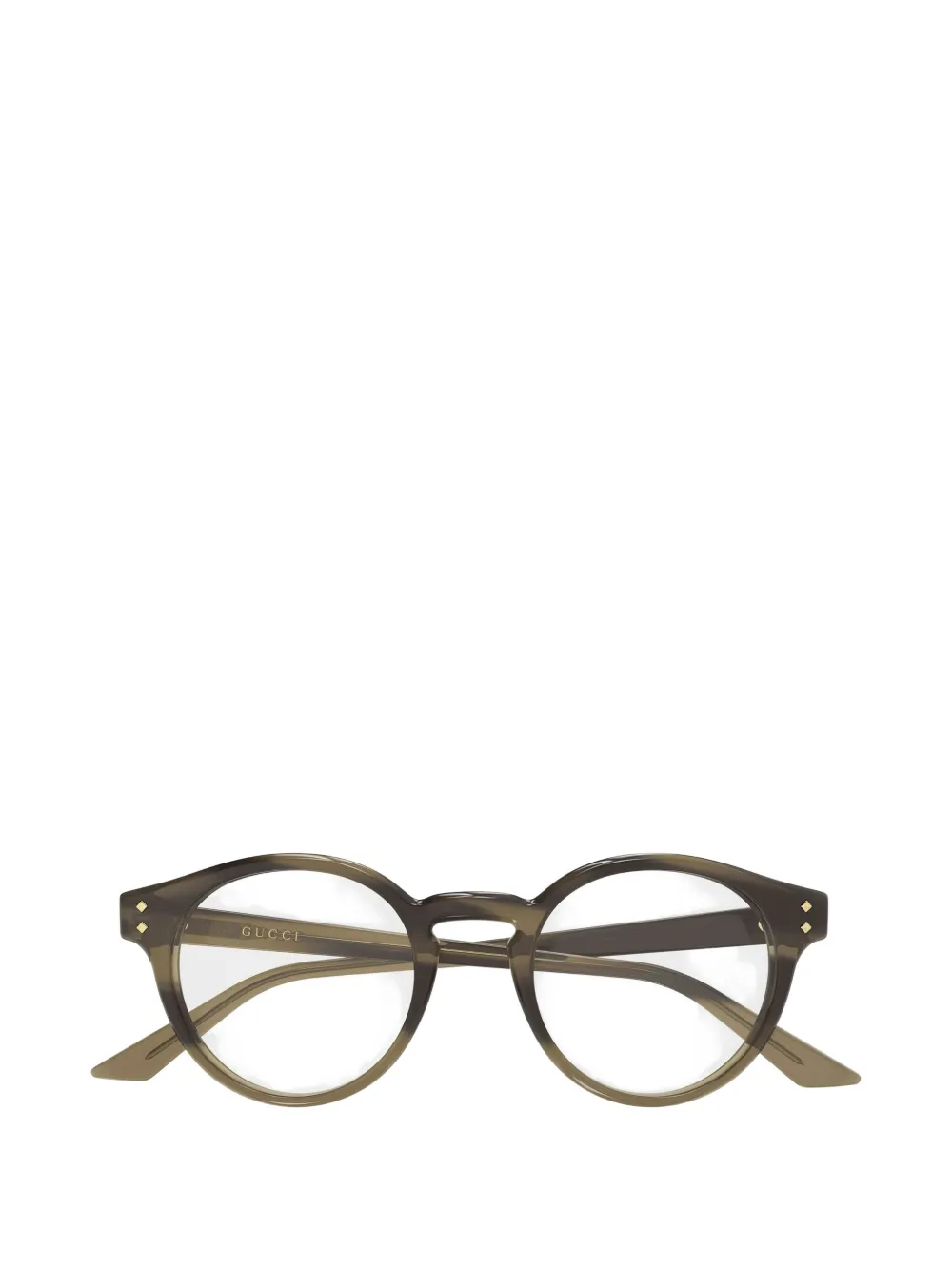 Gucci Eyewear round-frame glasses - Braun