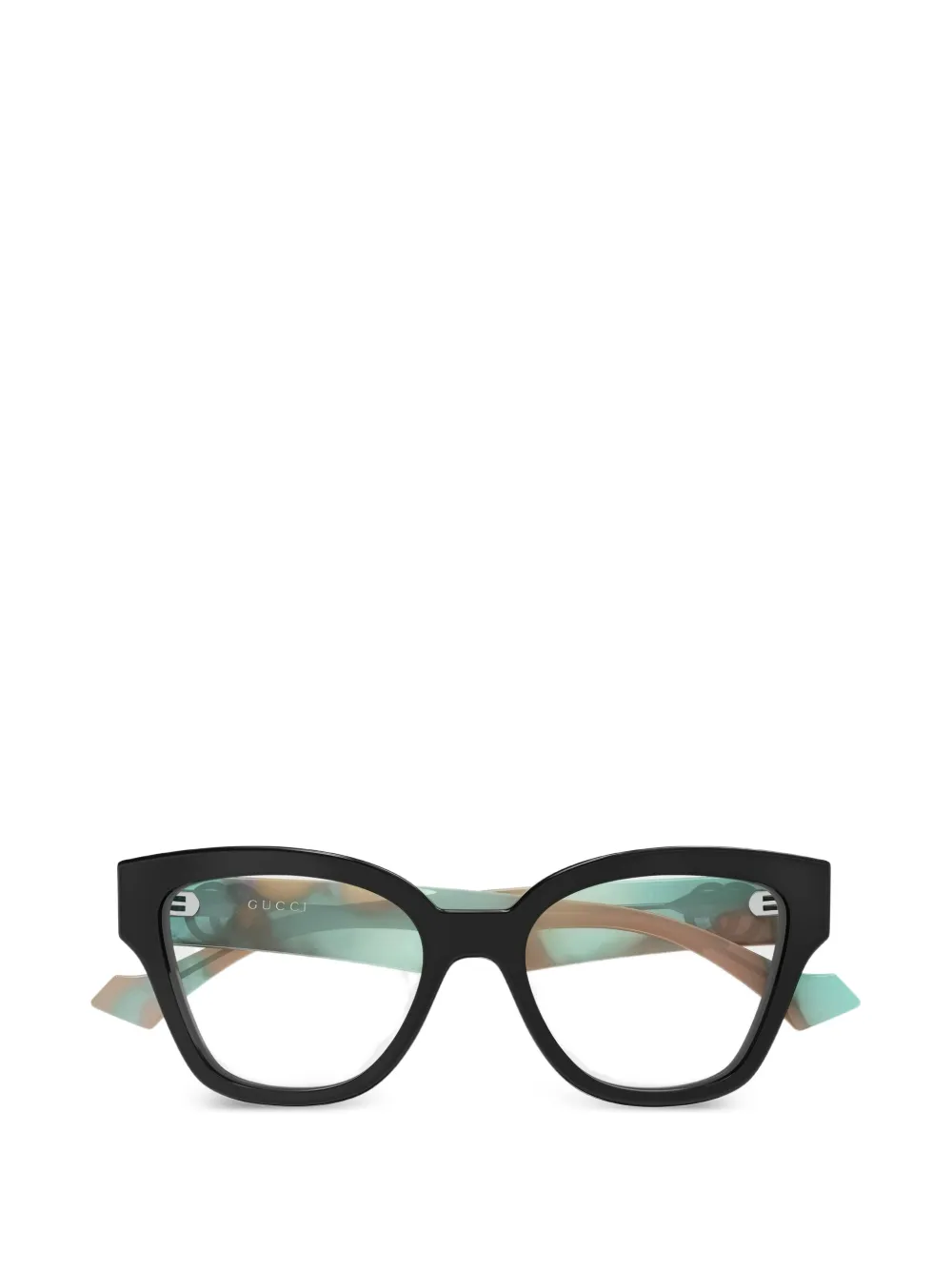 Gucci Eyewear cat-eye frame glasses - Nero