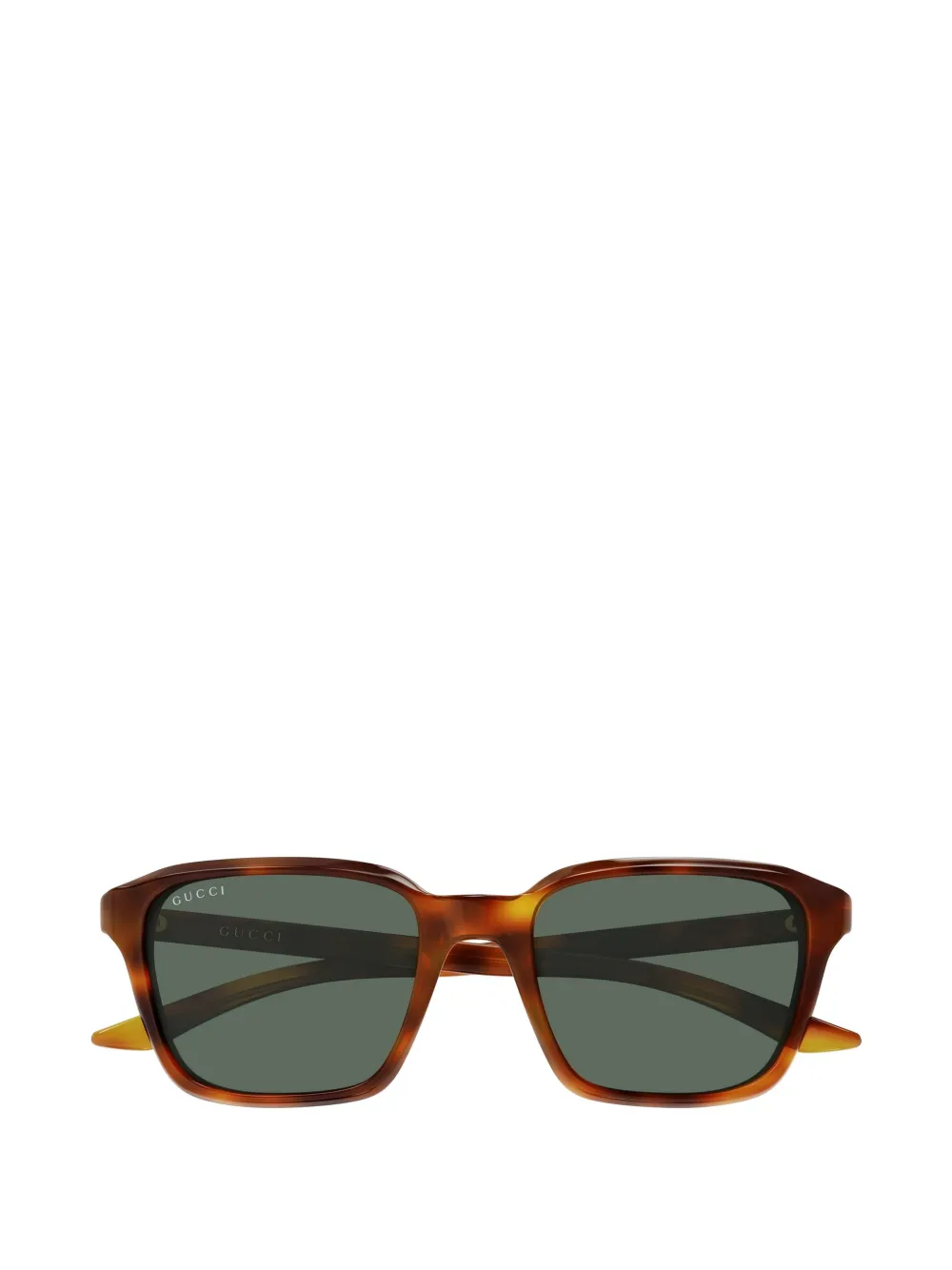 Gucci Eyewear logo-plaque sunglasses - Marrone