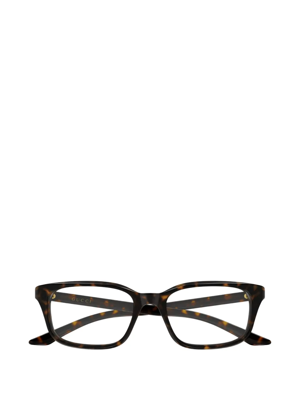 Gucci Eyewear logo-detail glasses - Marrone