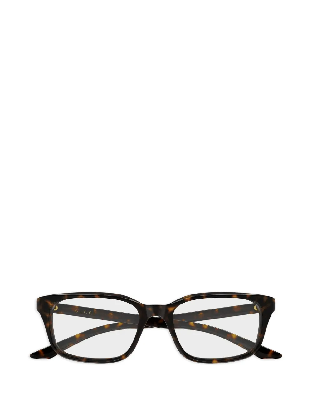 Gucci Eyewear logo-detail glasses - Marrone