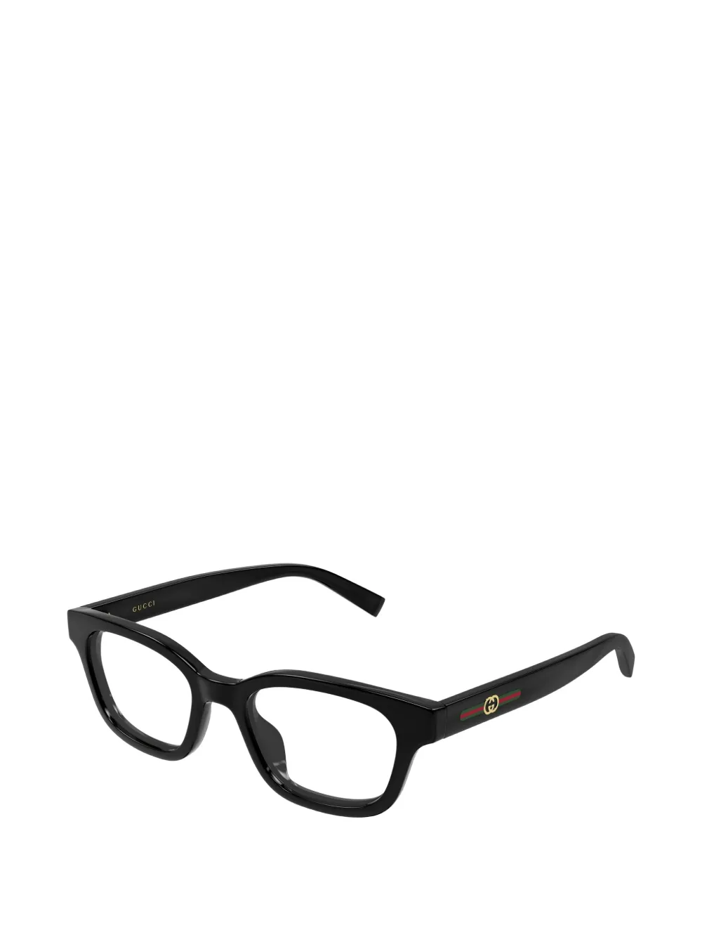 Gucci Eyewear Bril met logodetail Zwart