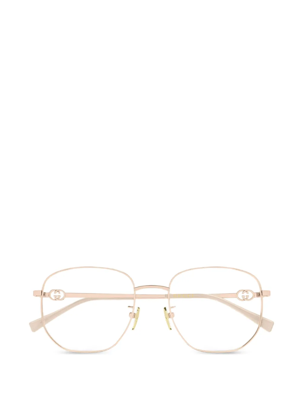 Gucci Eyewear round-frame glasses - Rosa