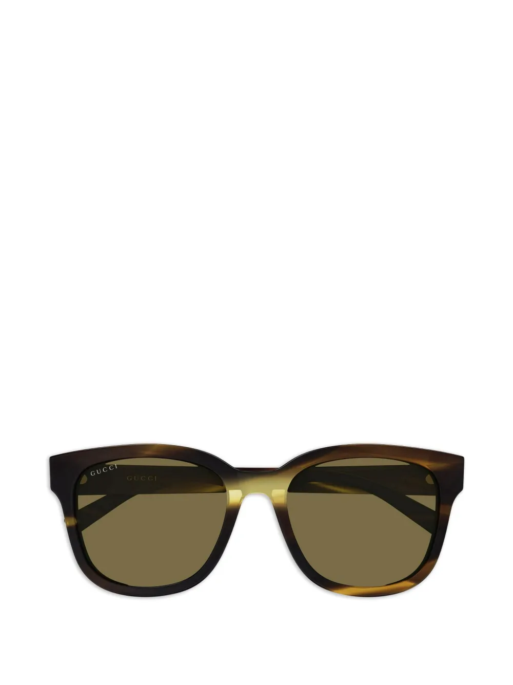 Gucci Eyewear logo-detail sunglasses - Marrone