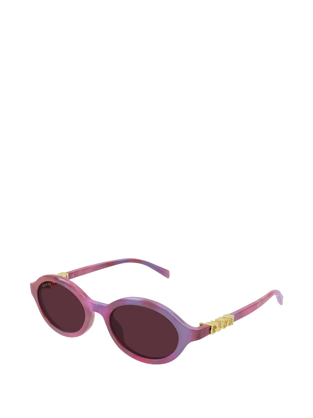 Gucci Eyewear Zonnebril met logo Paars