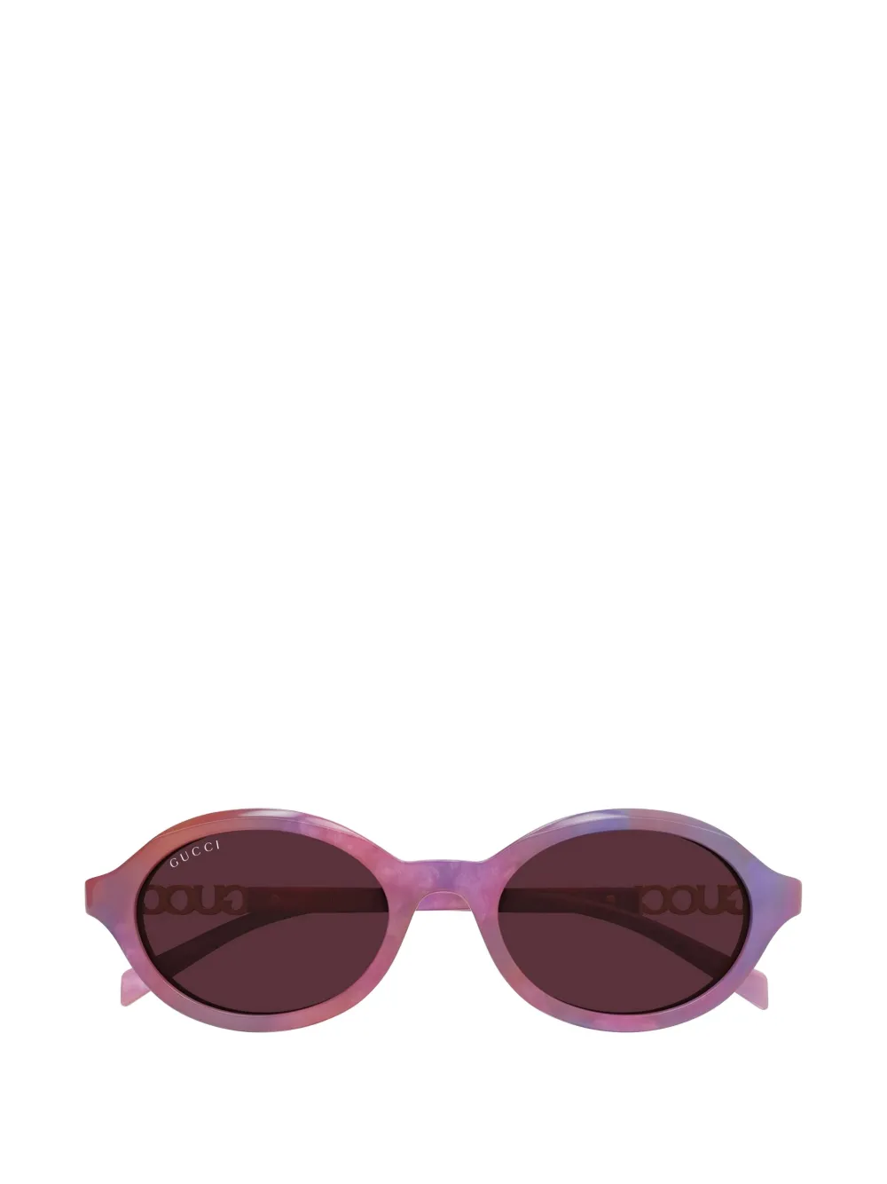 Gucci Eyewear logo-lettering sunglasses - Viola