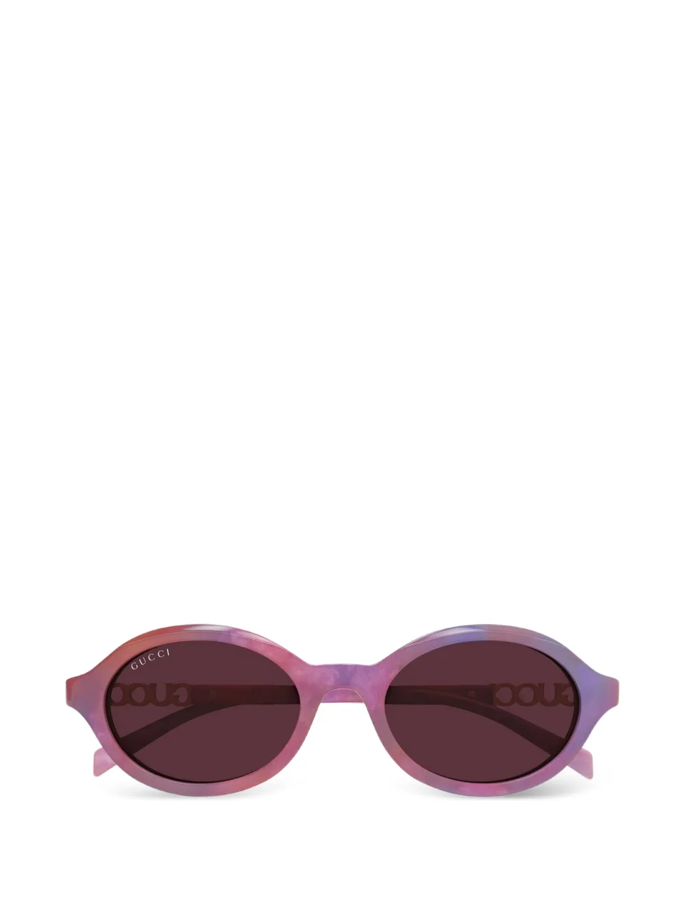 Gucci Eyewear logo-lettering sunglasses - Viola