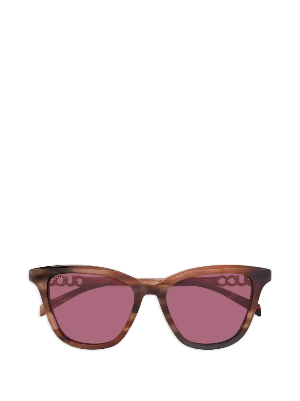 Gucci Eyewear Occhiali da sole cat-eye - Marrone