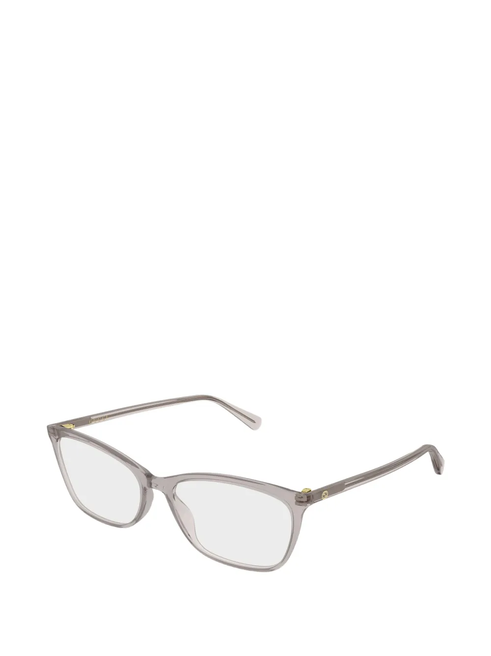 Gucci Eyewear Bril met rechthoekig montuur Grijs