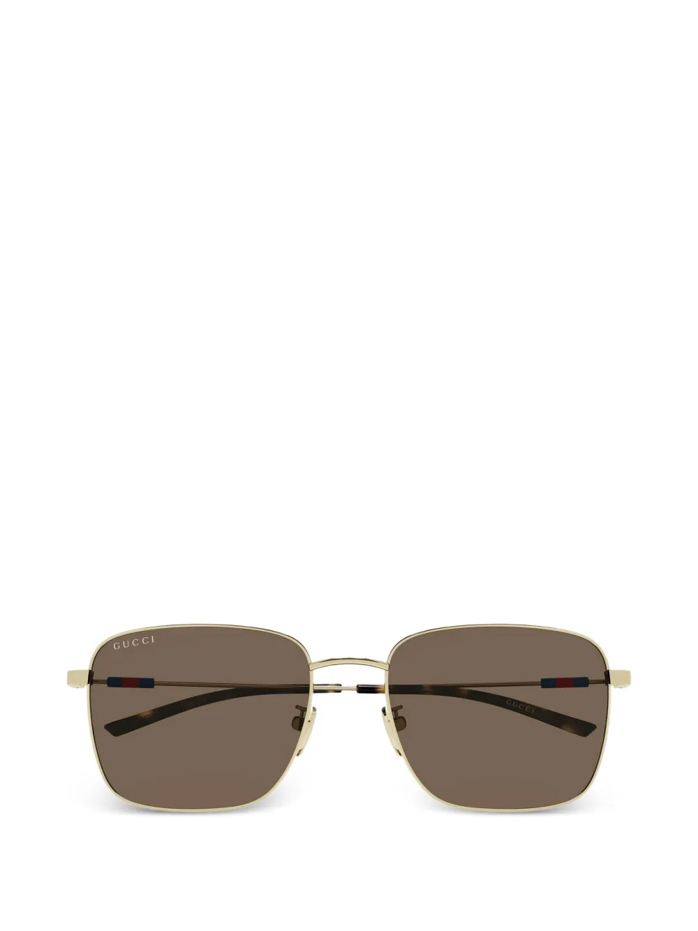 Gucci Eyewear Occhiali da sole squadrati - Oro