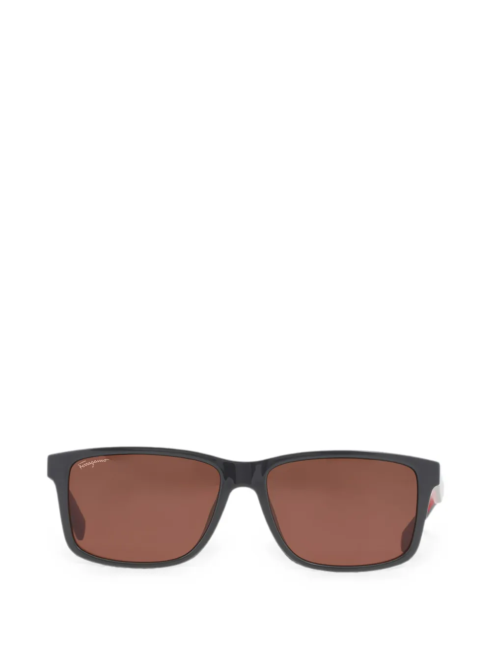 Ferragamo Eyewear rectangle-frame sunglasses - Grigio