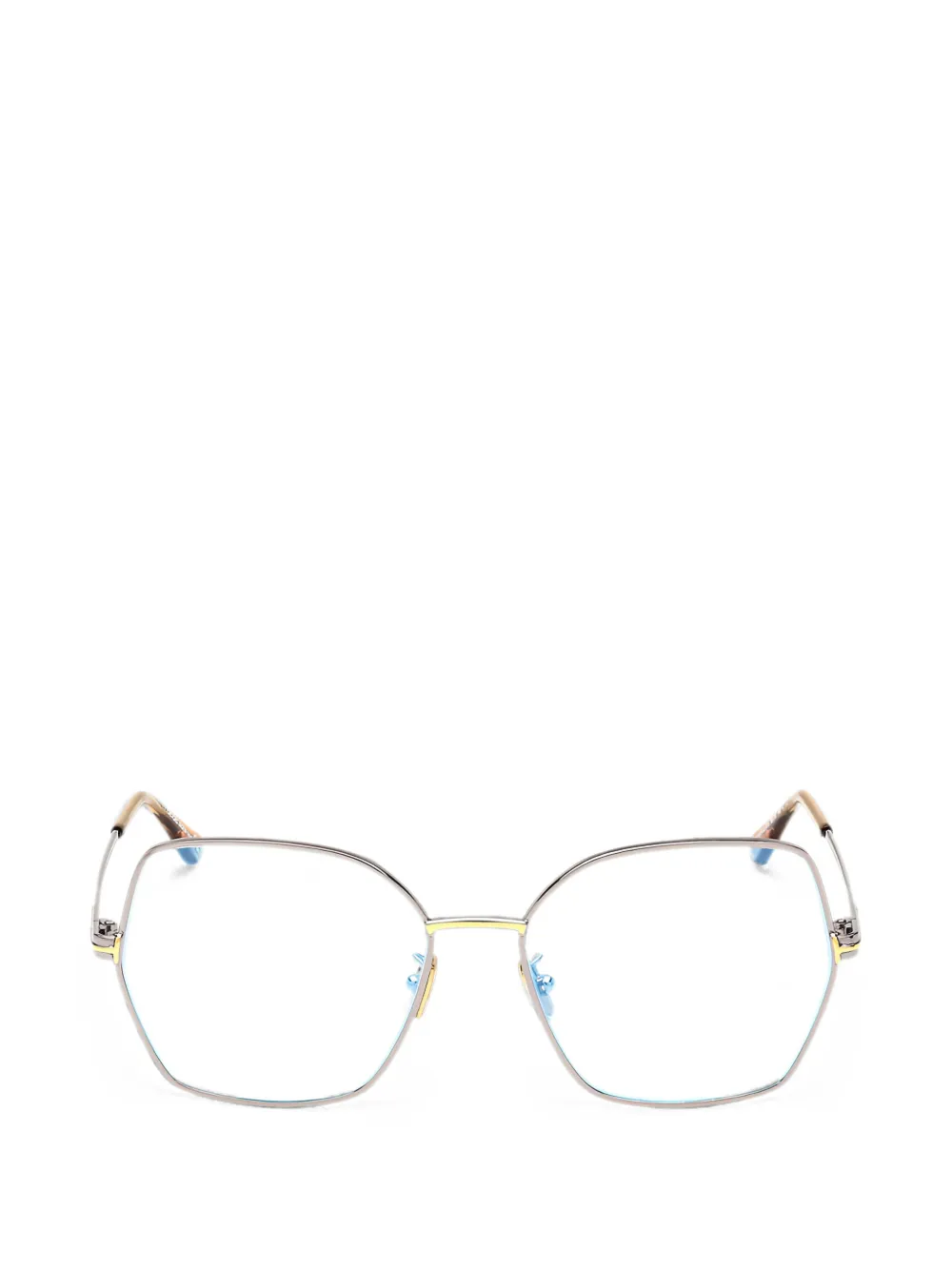TOM FORD Eyewear geometric-frame glasses - Grigio