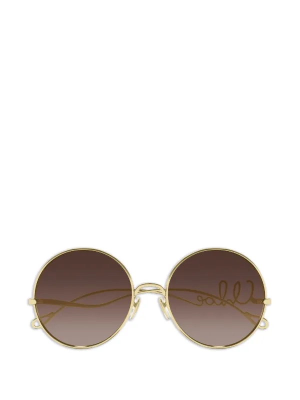 Cartier ラウンドフレーム サングラス | ゴールドトーン | FARFETCH JP