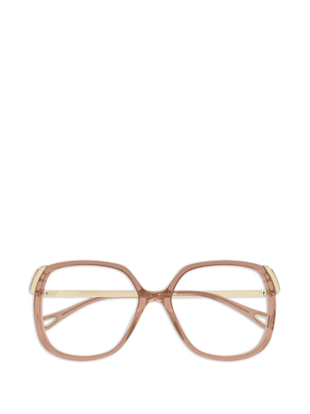 Chloé Eyewear square-frame glasses - Marrone
