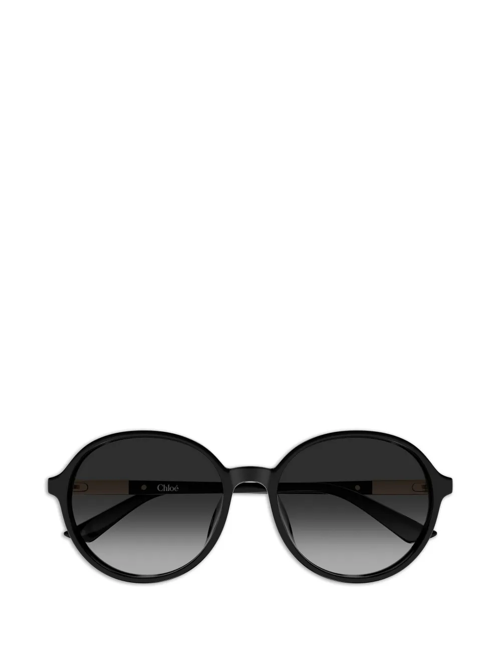 Chloé Eyewear Occhiali da sole tondi - Nero
