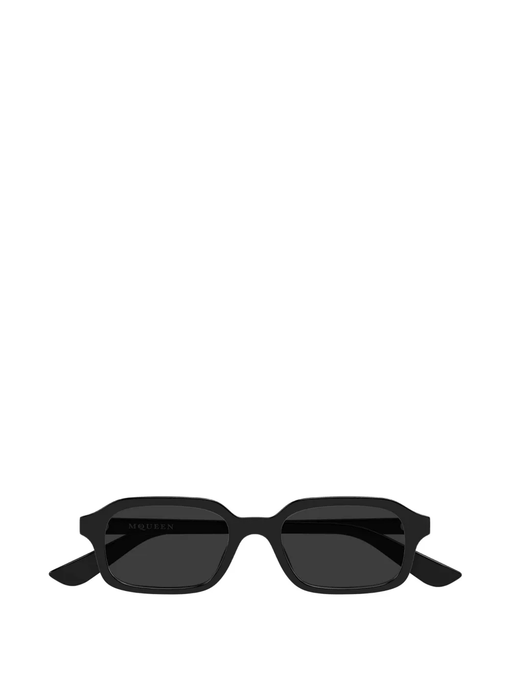 Alexander McQueen geometric frame sunglasses - Schwarz
