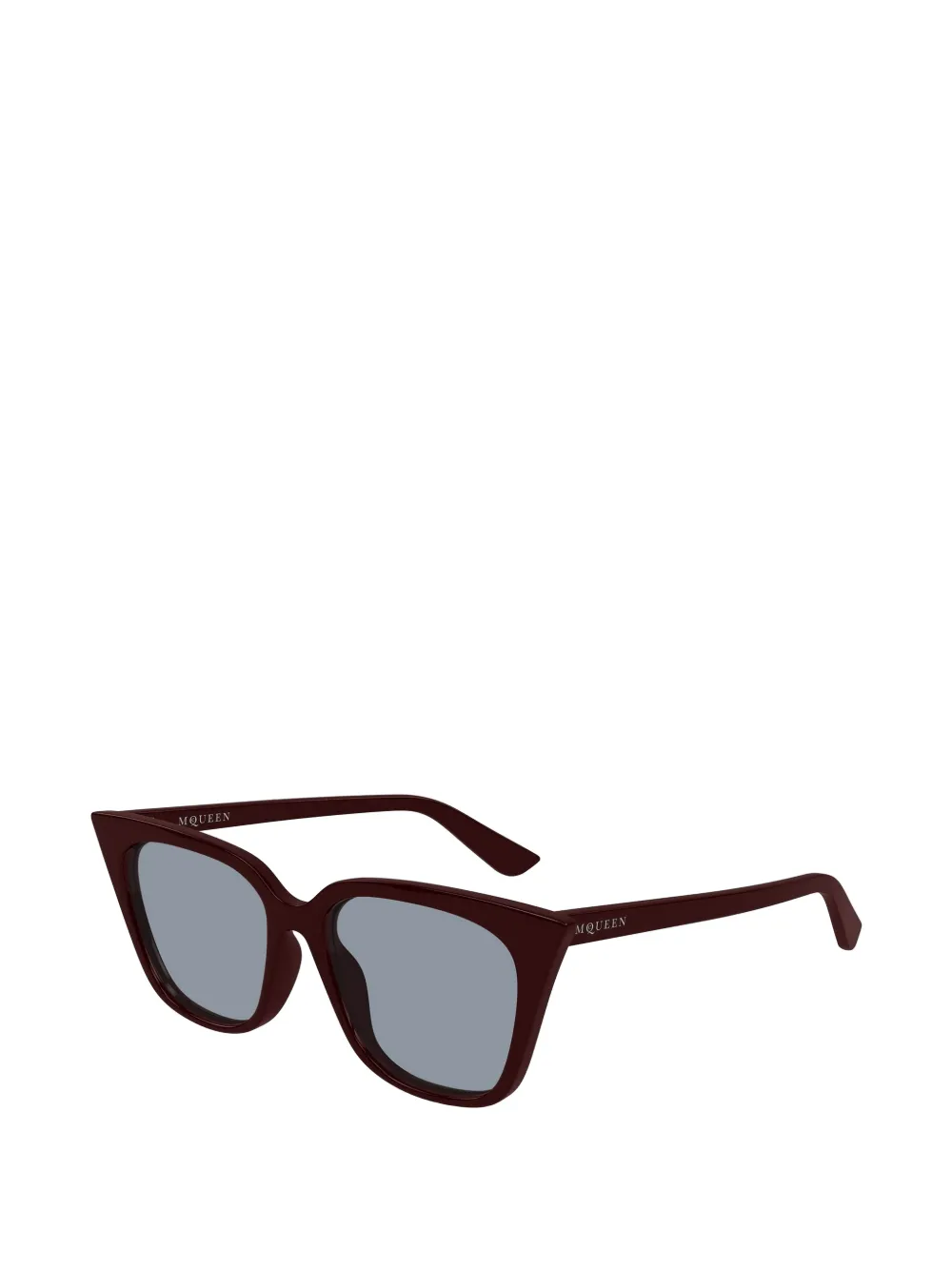 Alexander McQueen Eyewear Zonnebril met cat-eye montuur Bruin