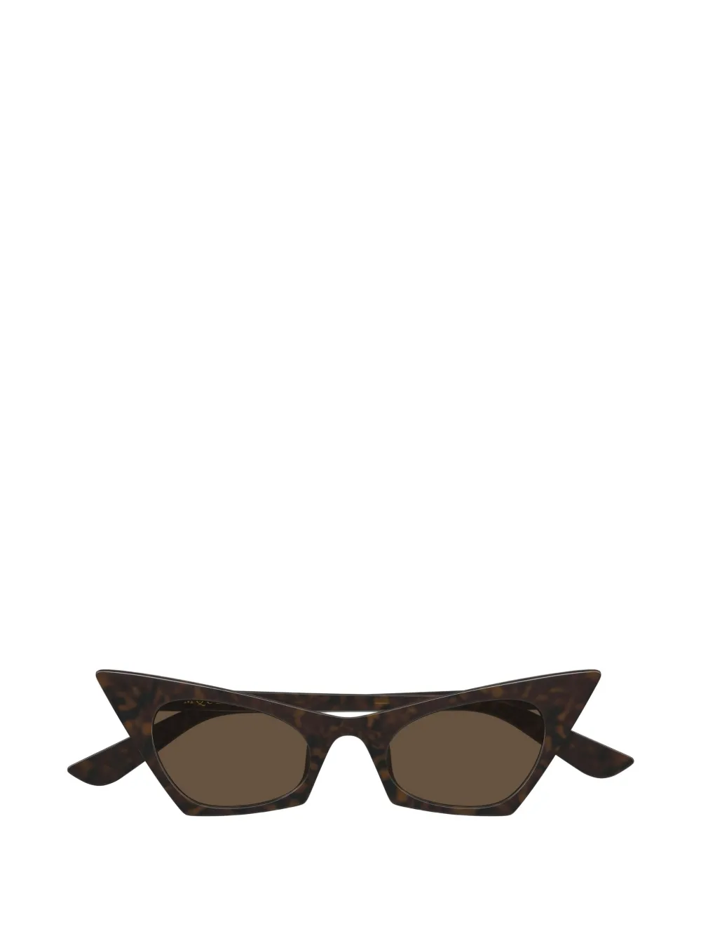 Alexander McQueen cat-eye sunglasses - Marrone