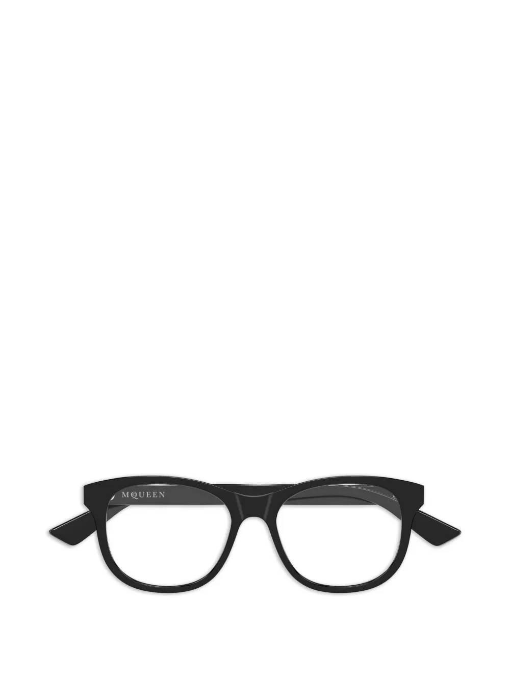 Alexander McQueen Eyewear round-frame glasses - Nero