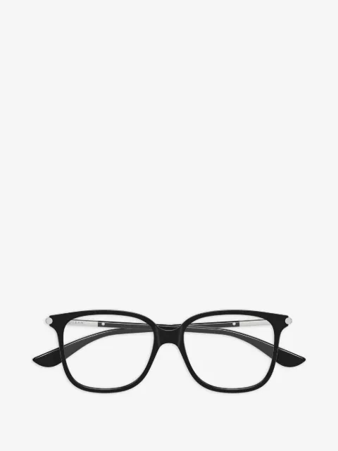 Alexander McQueen Eyewear logo glasses