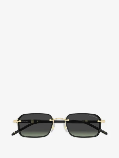 Montblanc lentes de sol con armazón rectangular