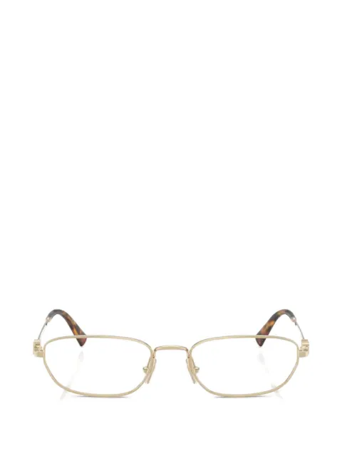 Miu Miu Eyewear geometric metal glasses