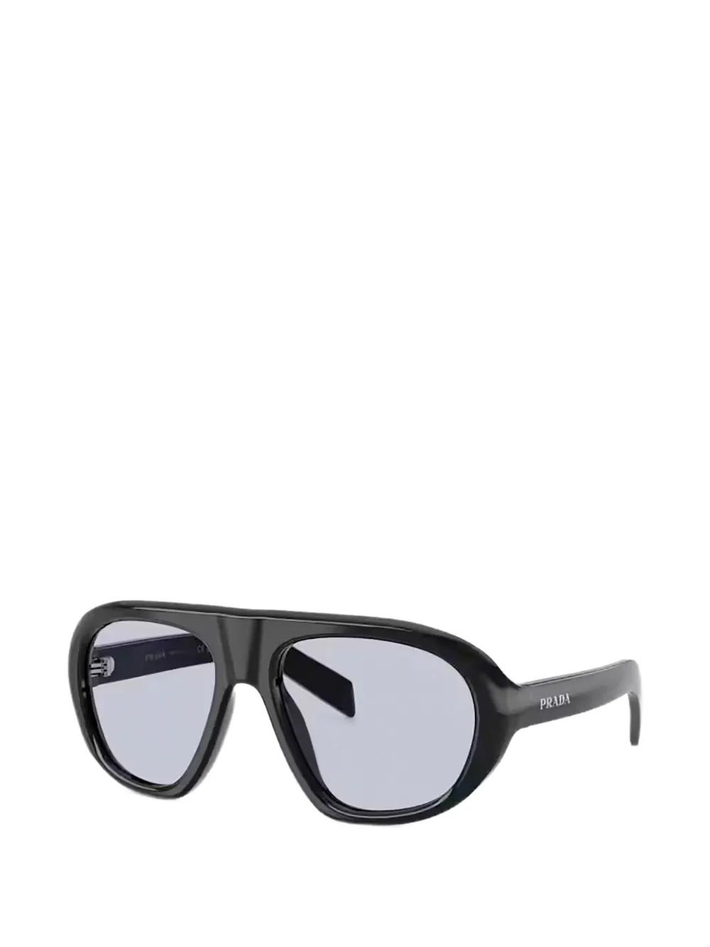 Prada Eyewear Zonnebril met piloten montuur Zwart