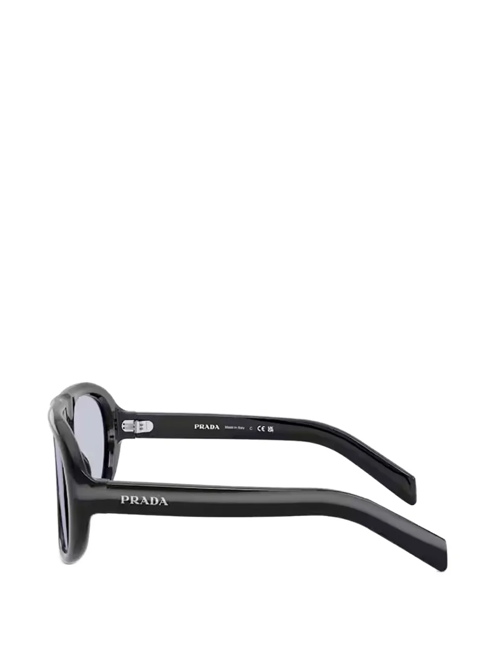 Prada Eyewear Zonnebril met piloten montuur Zwart