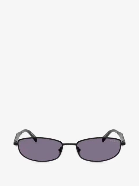 Prada Eyewear satin geometric sunglasses