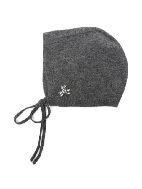 Simone Rocha embellished cashmere bonnet