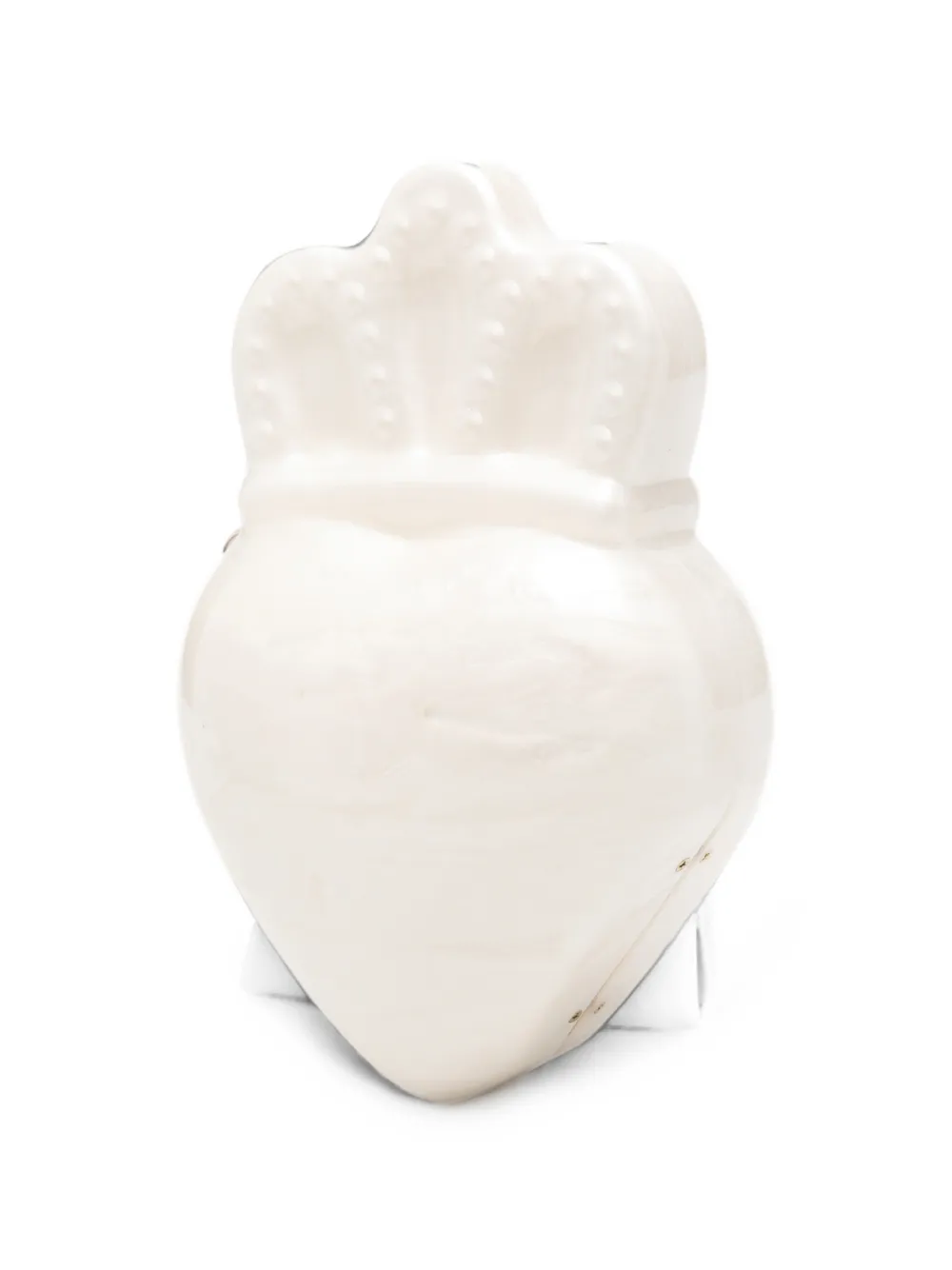 Simone Rocha Claddagh clutch Wit
