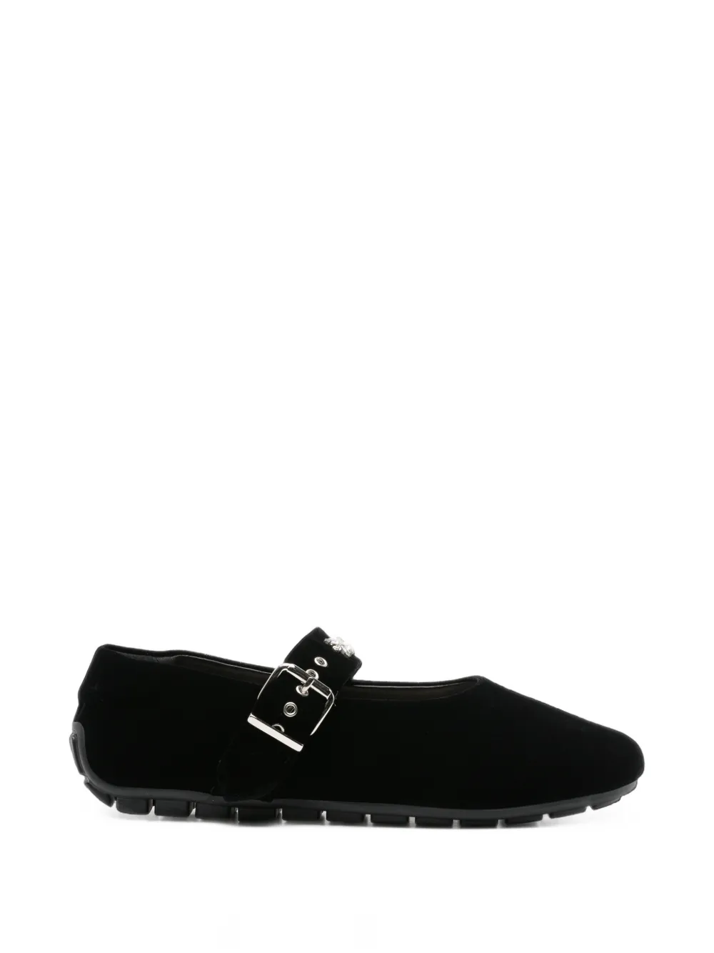 Simone Rocha embellished-strap ballet flats - Nero