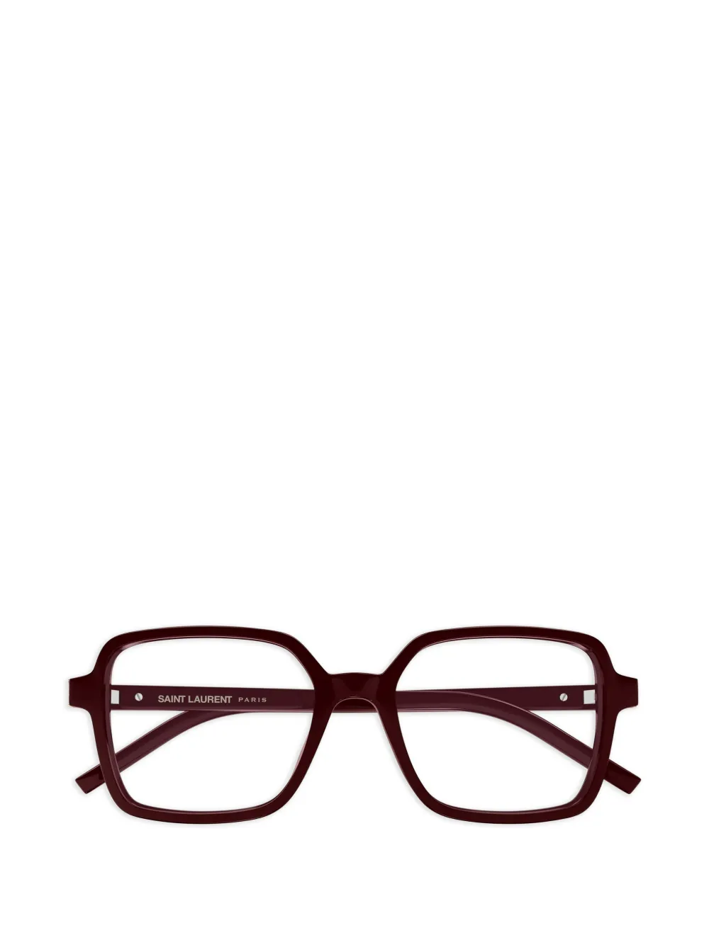 Saint Laurent Eyewear square-frame glasses - Rosso