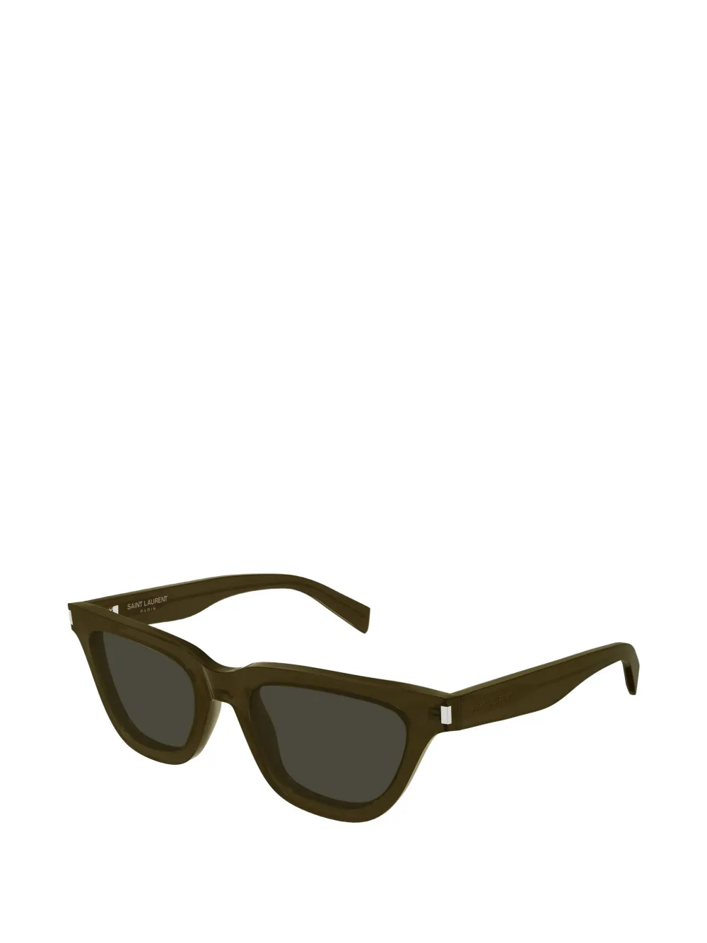 Saint Laurent Eyewear Zonnebril met cat-eye montuur Bruin
