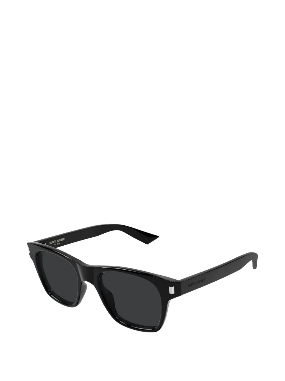 Saint Laurent Eyewear Zonnebril met rechthoekig montuur Zwart