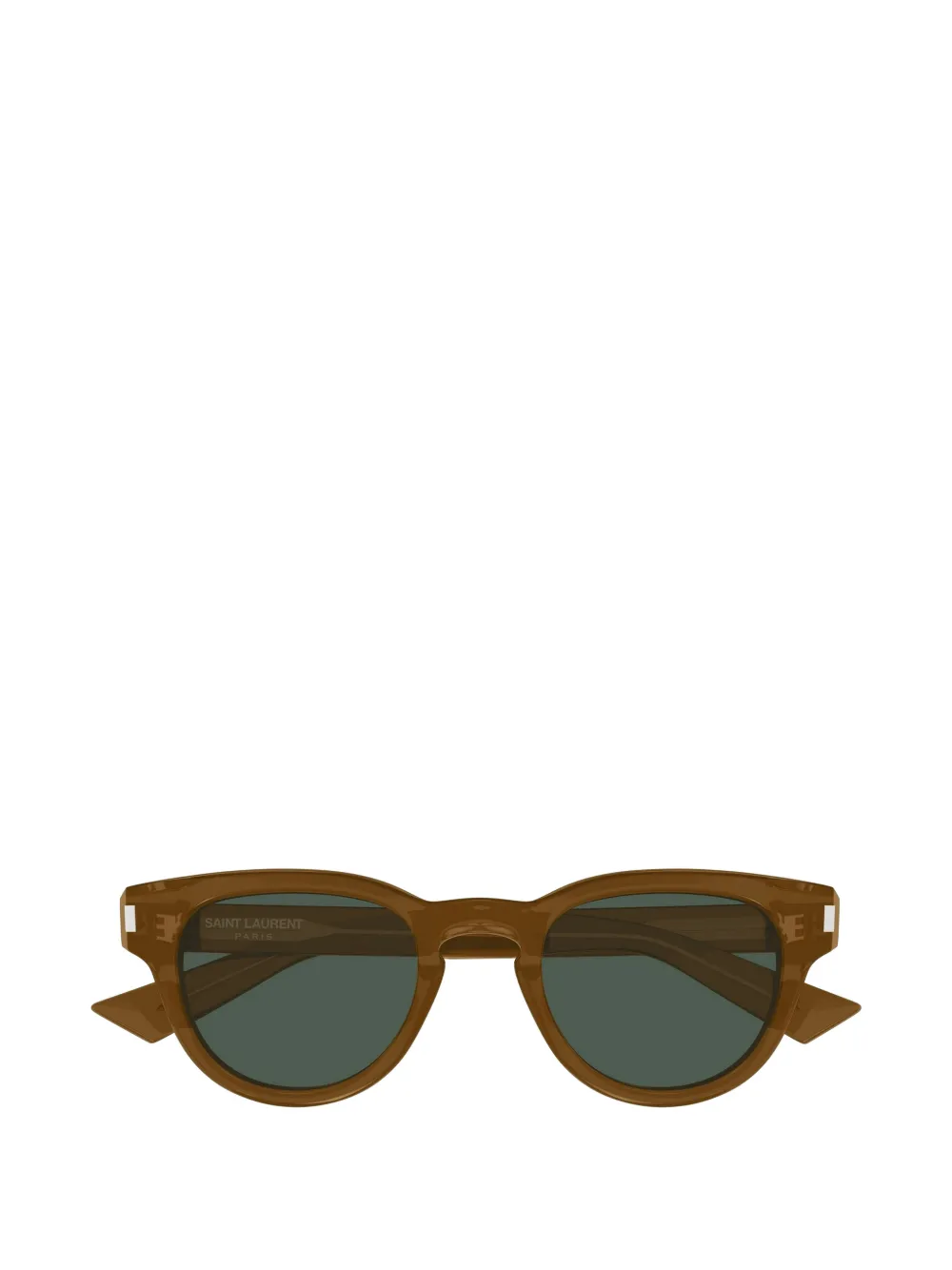 Saint Laurent Eyewear round-frame sunglasses - Braun