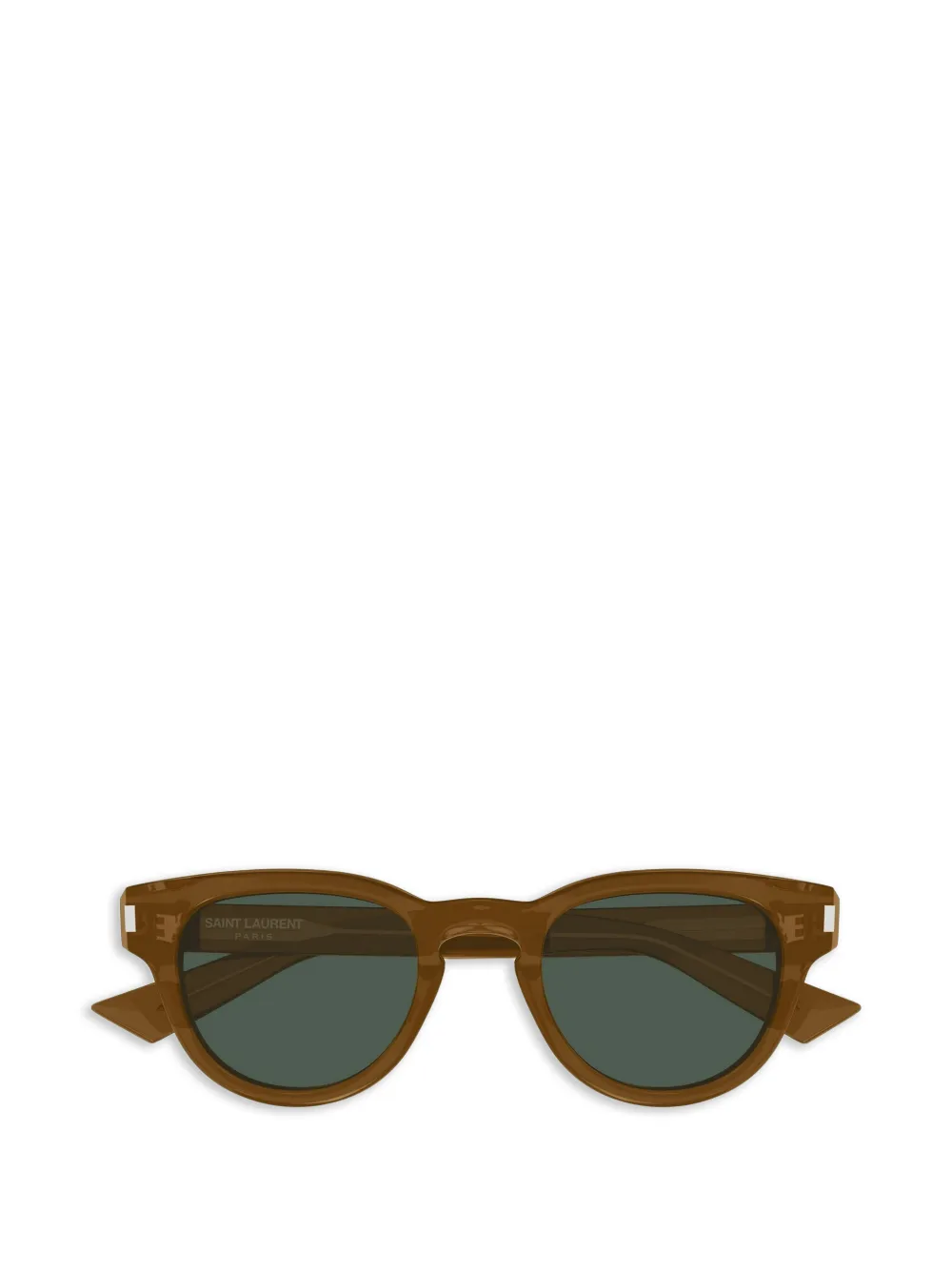 Saint Laurent Eyewear round-frame sunglasses - Braun