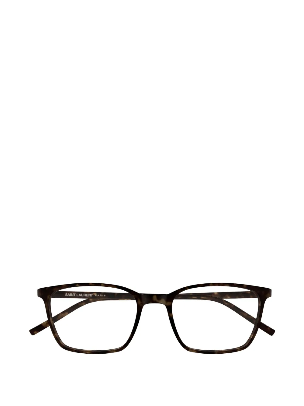 Saint Laurent Eyewear rectangle-frame glasses - Marrone