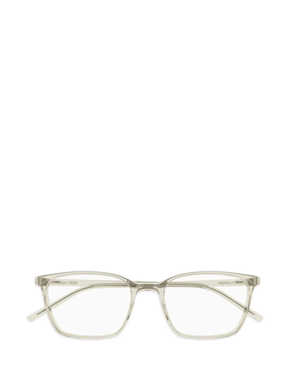 Saint Laurent Eyewear rectangle-frame glasses - Toni neutri