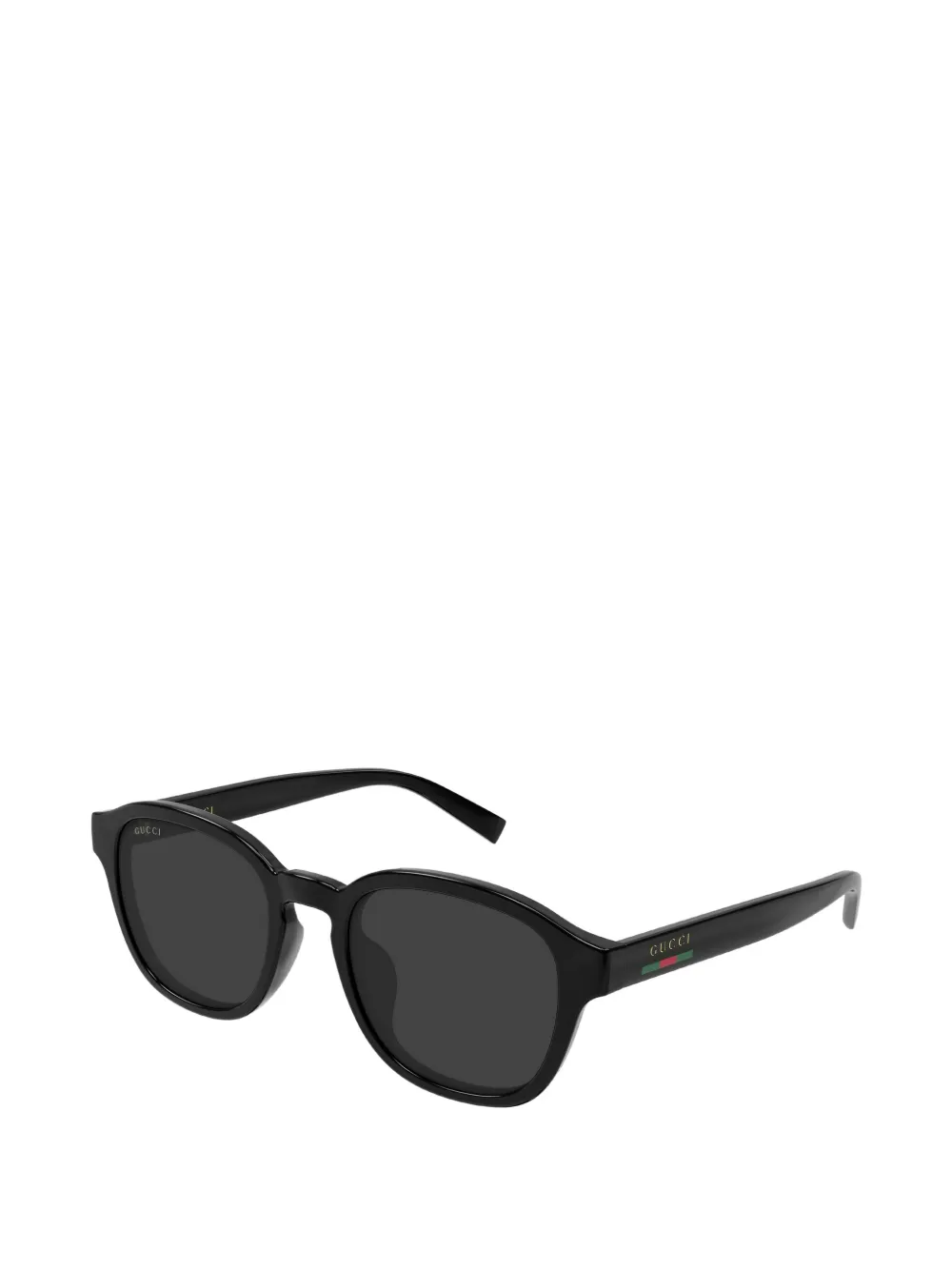Gucci Eyewear Zonnebril met rond montuur Zwart